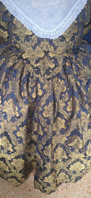 Traje fallera de damasco talla 2xl-3xl o 44-46