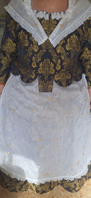 Traje fallera de damasco talla 2xl-3xl o 44-46