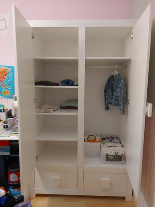 Armario blanco lacado NO ikea