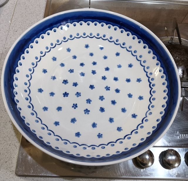 Piatto in ceramica