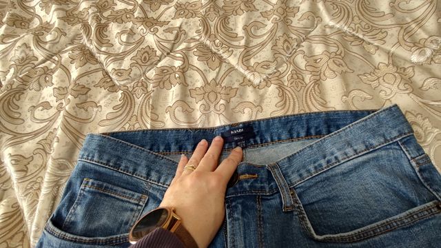 Jeans uomo blu e azzurro