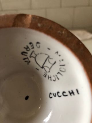 Brocca dipinta a mano