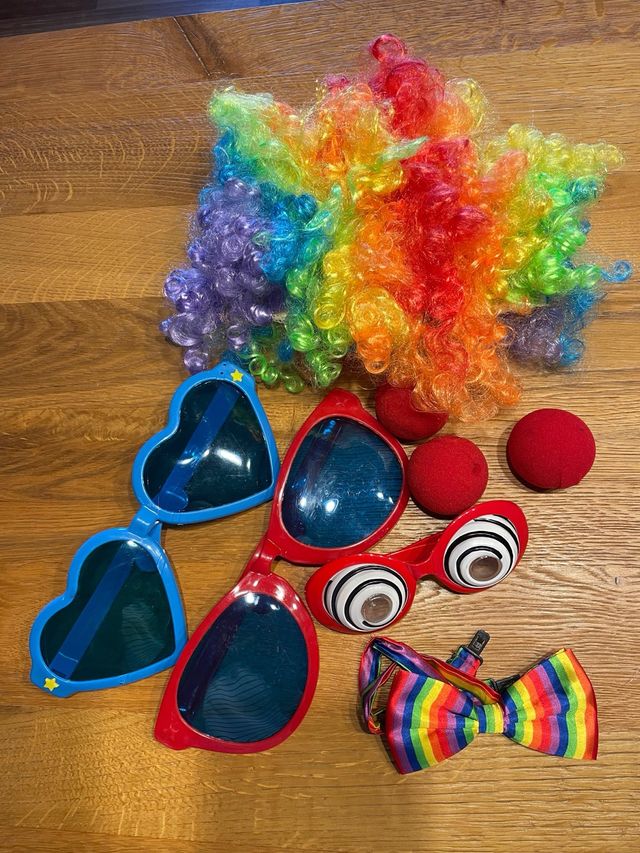 Accesorios disfraz de payaso