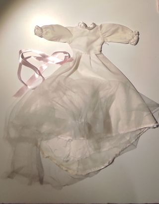 Vestido de novia para muñeca Nancy