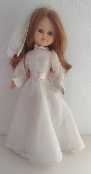 Vestido de novia para muñeca Nancy
