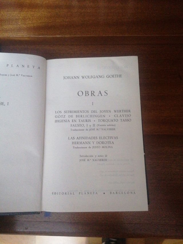 Recopilación de Johann Wolfgang Goethe