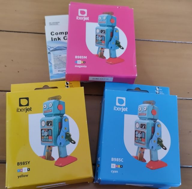 6 Cartuchos color impresora Brother