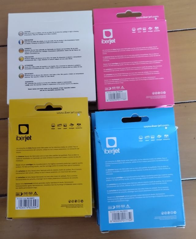 6 Cartuchos color impresora Brother