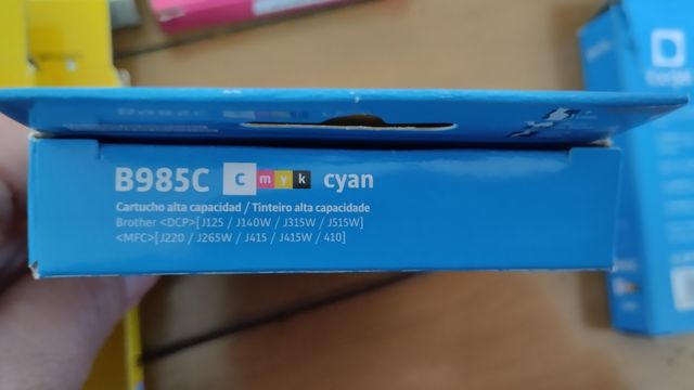 6 Cartuchos color impresora Brother