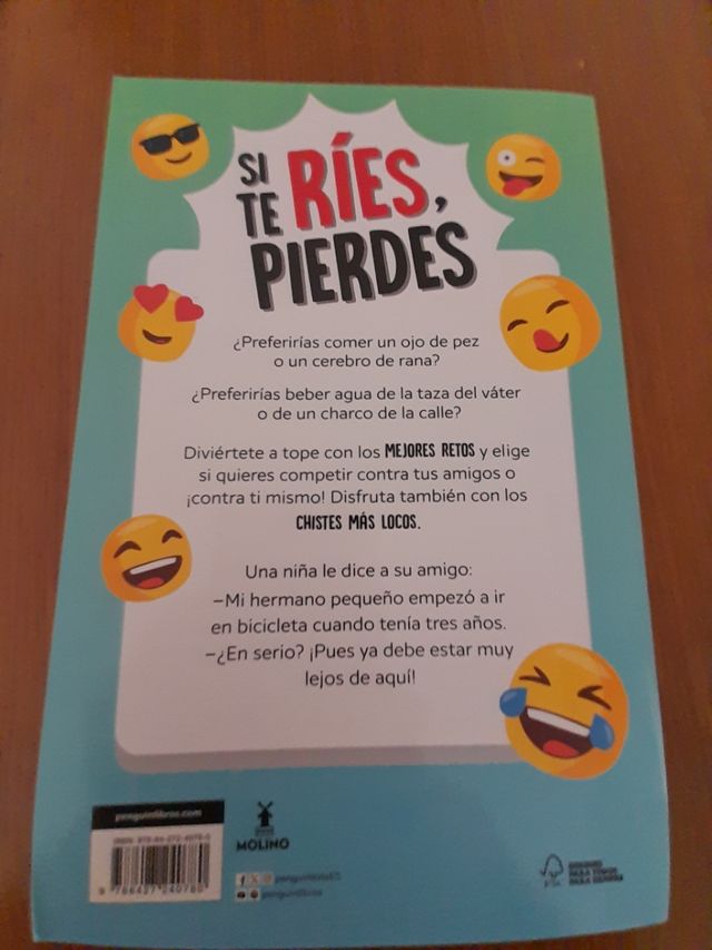 Si te ríes, pierdes: ¿Te atreves a abrir este libro sin partirte de risa? ¡Imposible!