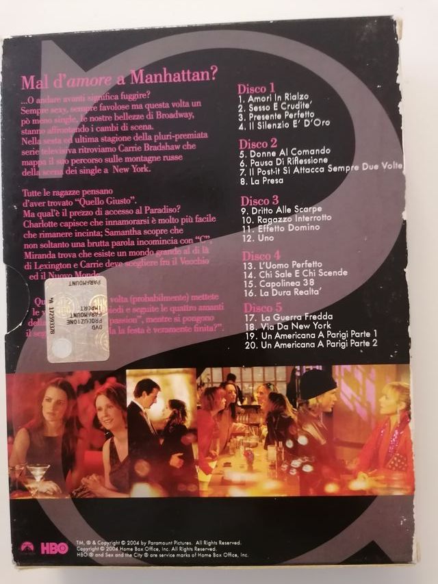 Dvd Sex and the City Stagione 6