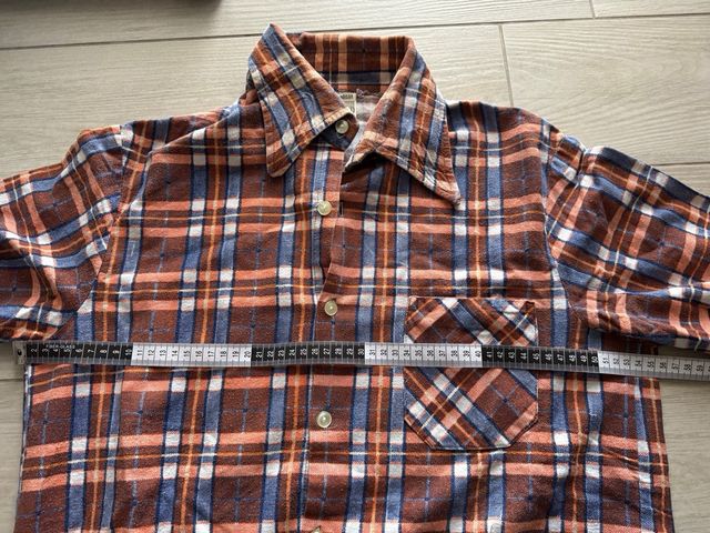 Camicia a quadri vintage in flanella 