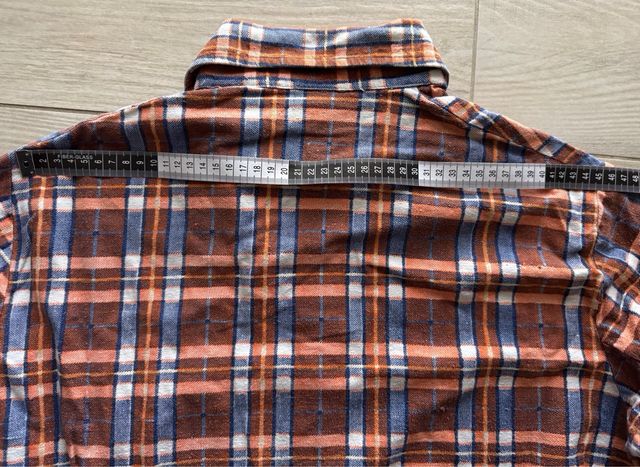 Camicia a quadri vintage in flanella 