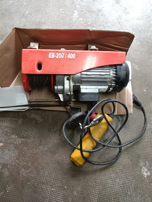 Grua ternal polipasto