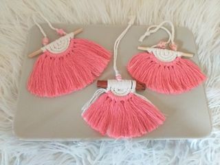 Arazzo macrame  Decorazione cameretta bambina 