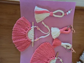 Set Arazzo macrame Decorazione cameretta bambina