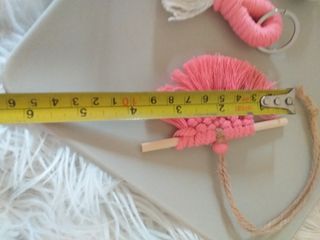 Macrame Decoracion colgante  Portachiavi macramé 