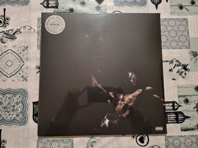 Travis Scott Utopia -2LP Bianco trasparente vinile