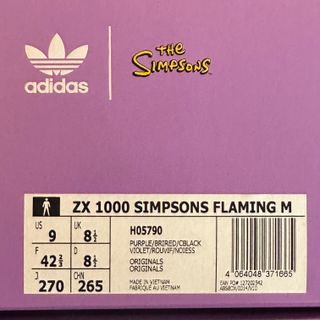 Adidas ZX 1000 The Simpsons (Flaming Moe)