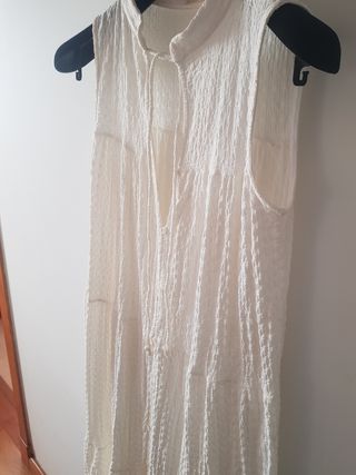 Vestido midi Pull and Bear