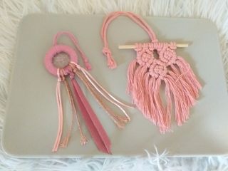 Arazzo macrame Boho  Acchiappasogni da appendere 
