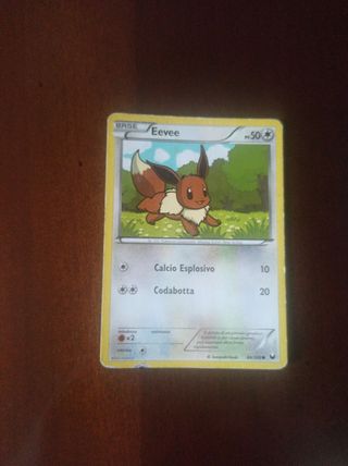 Carte Pokémon Eevee ed evoluzioni