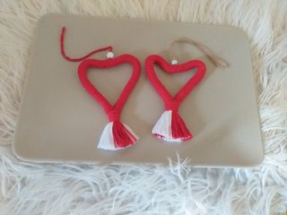 Macrame Nappe cuore Decorazione da appendere