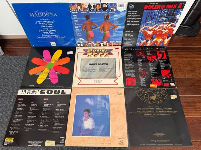 Lote 9 vinilos varios estilos