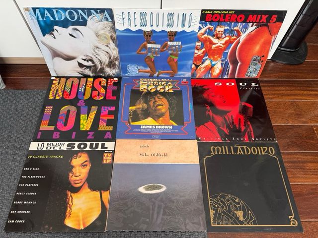 Lote 9 vinilos varios estilos