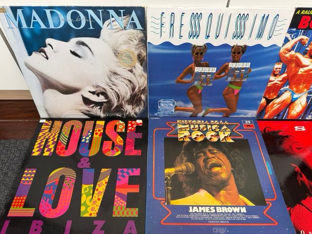 Lote 9 vinilos varios estilos