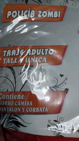 Disfraz de policía para Halloween adulto