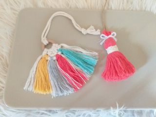 Arazzo macrame  decorazione cameretta bambina   