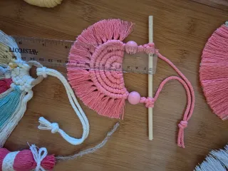 Set 5 Arazzo macrame decorazione cameretta bambina