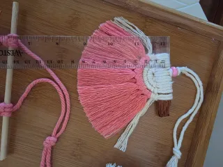 Set 5 Arazzo macrame decorazione cameretta bambina