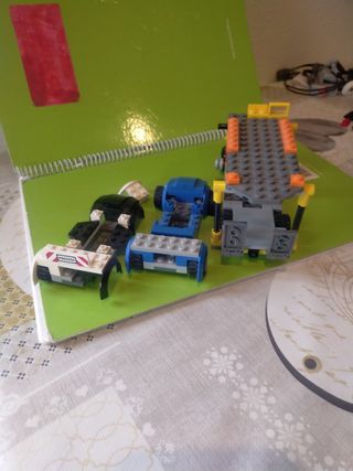 Despiece Lego trailer transporte 60060
