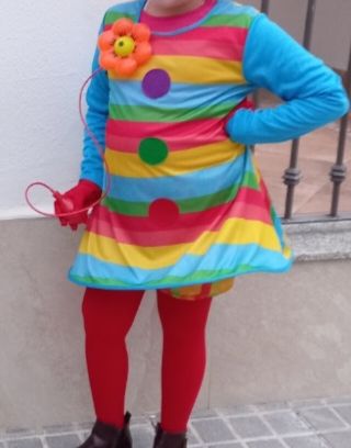 Disfraz payaso talla 10/12 años