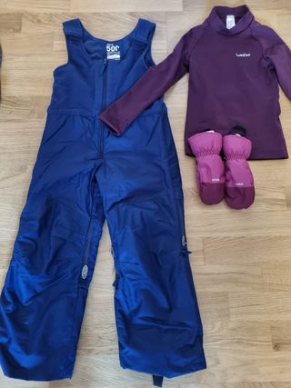 Equipo de esquí - ropa y botas
