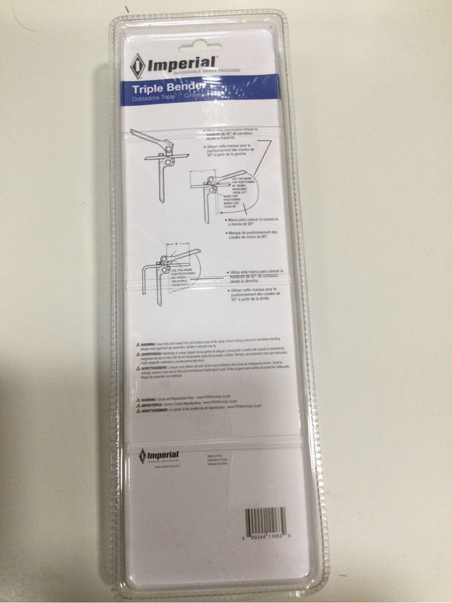 Curvadora triple manual Imperial