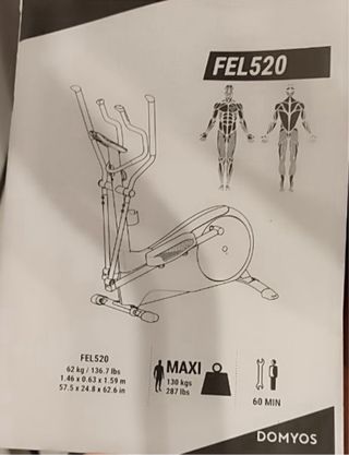Bicicleta eliptica autoalimentada DOMYOS FEL520