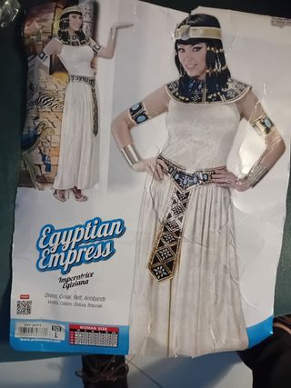 Vestito carnevale da egiziana