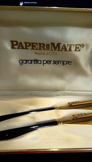 Penna più Porta Mine Paper Mate VINTAGE Mai Usate