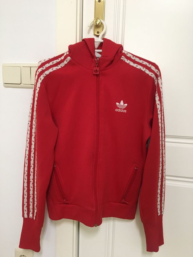 Sudadera roja Adidas 38