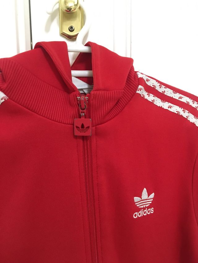 Sudadera roja Adidas 38