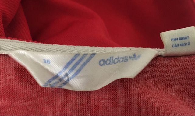 Sudadera roja Adidas 38