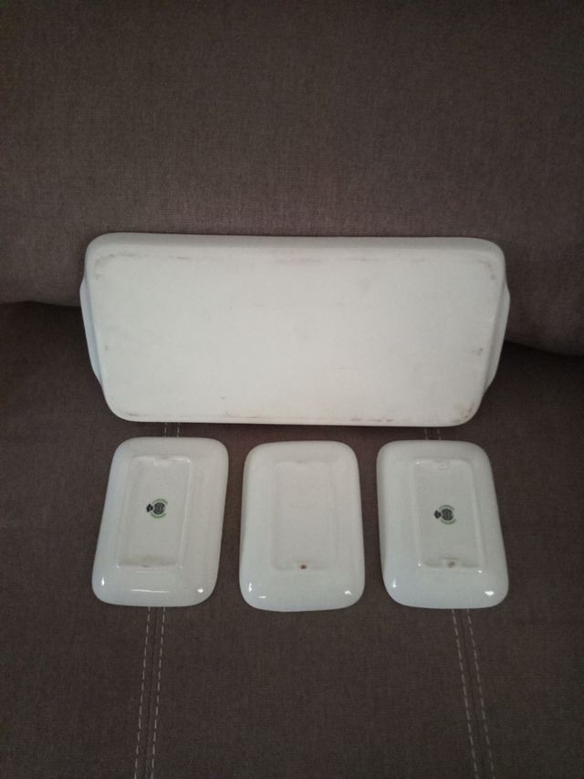 Bandeja de Cerámica con tres platos