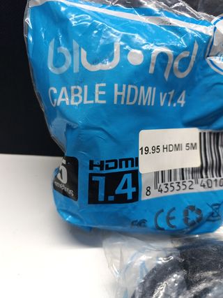 Cable HDMI 5 metros