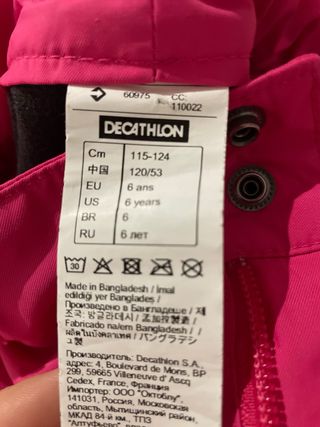 Pantalón de esquí niño pantalón de esquí niña