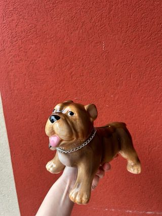 Salvadanaio Pitbull in ceramica