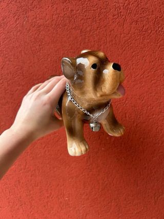 Salvadanaio Pitbull in ceramica