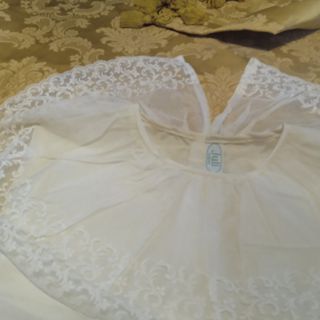 Colletto per bimbi pizzo e seta